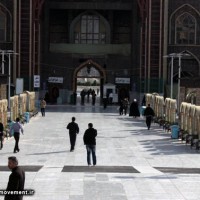 گزارش تصویری / برگزاری نمایشگاه از آثار نهضت مردمی پوسترهای عاشورا در جوار حرم مطهر رضوی